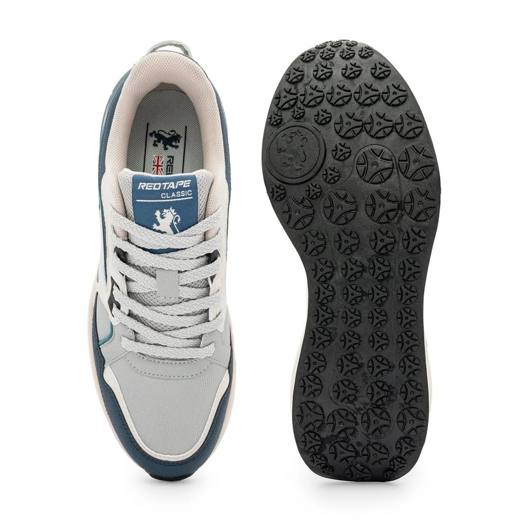 Casual Shoes for Men in Beige and Navy | Low-Cut Lifestyle Shoes. — photo 5