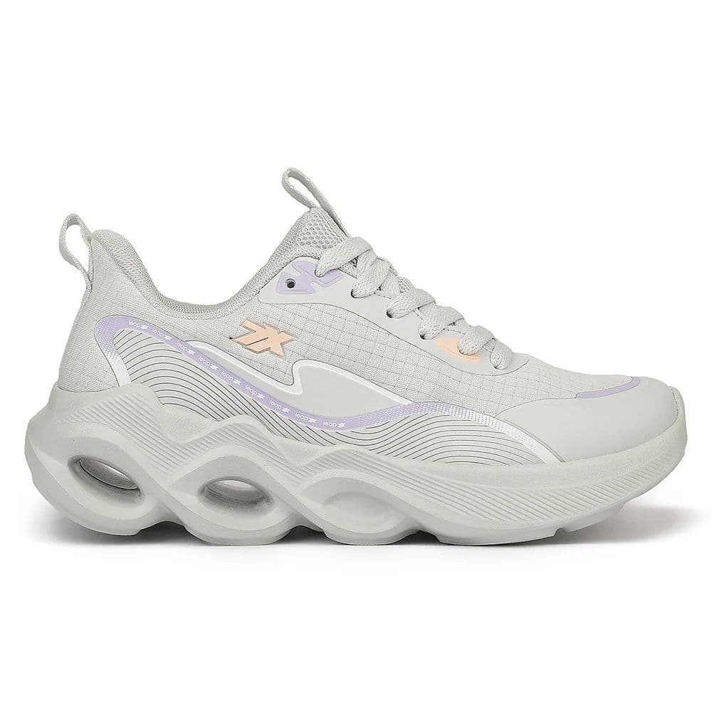 LEAP7X ZQ-DWL-02 Airflow Outsoles Grey Sports Walking Shoes for women by Liberty — photo 2