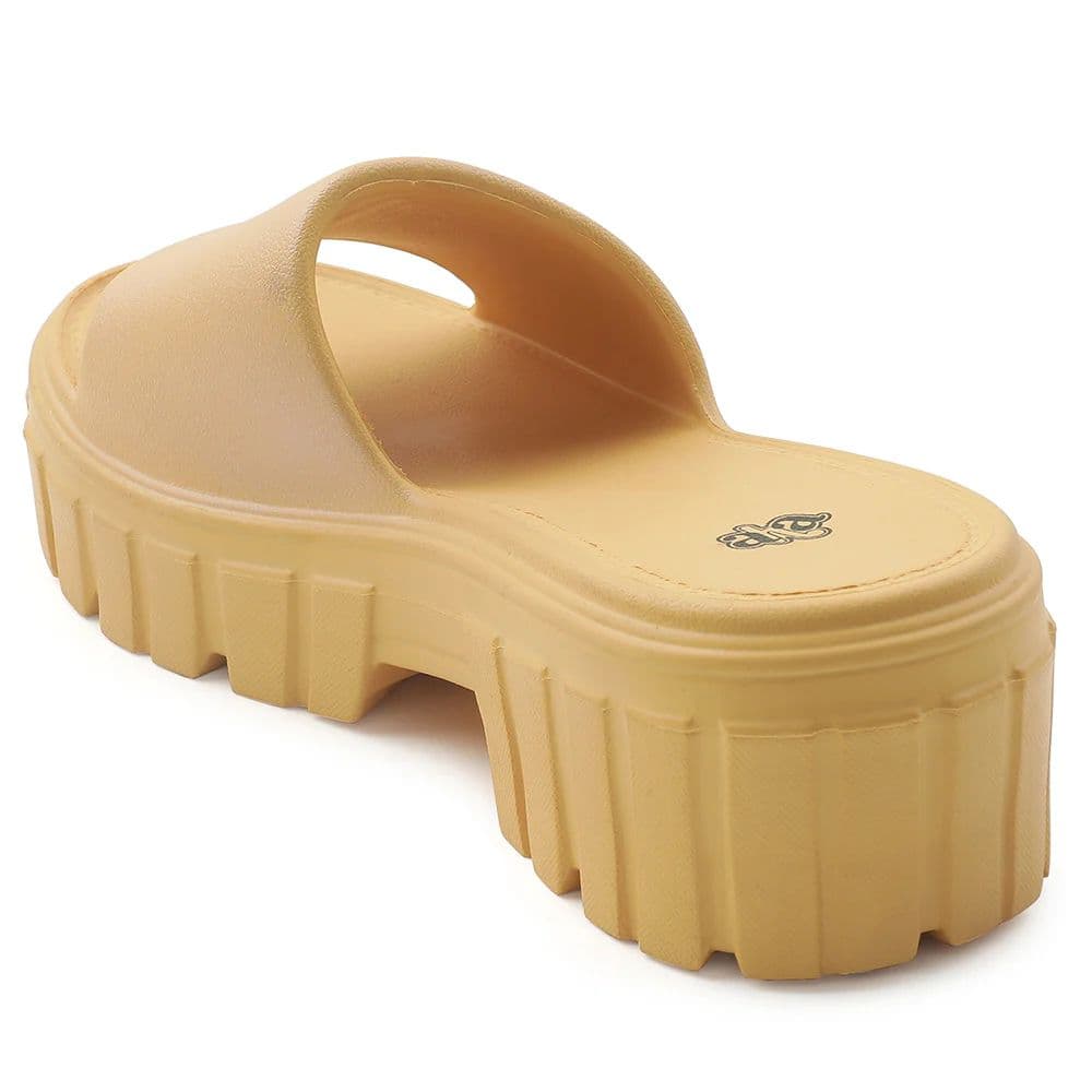 A-HA Yellow Casual Sandal For Women LB46-01E By Liberty — photo 5