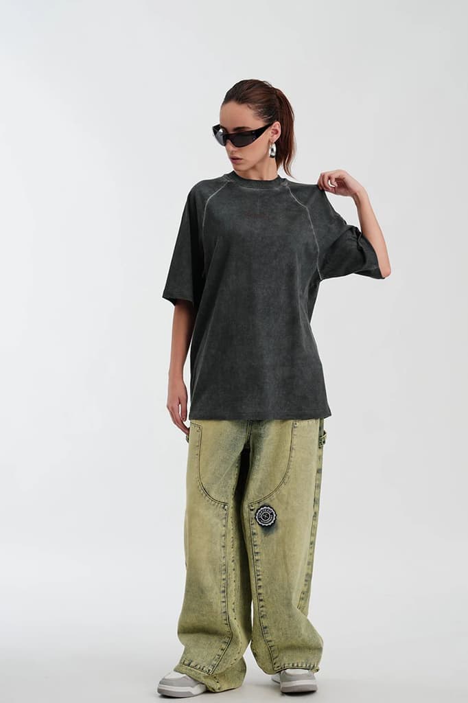Iron Wash Oversized T-shirt — photo 3