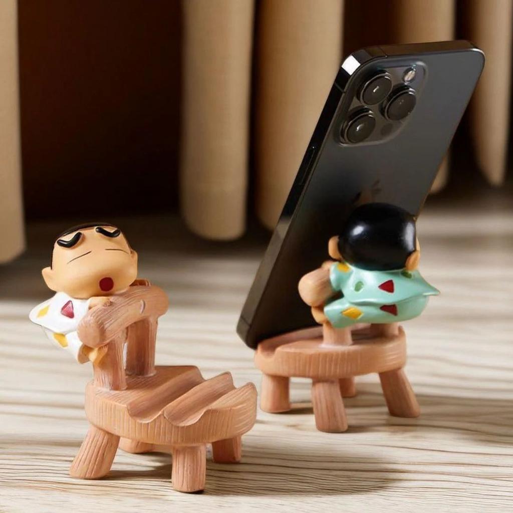 Shinchan on Chair Phone Holder | Cute PVC Figurine Stand for Smartphones — photo 2
