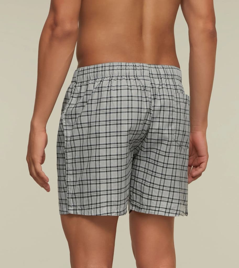 Checkmate Combed Cotton Boxers Steely — photo 4