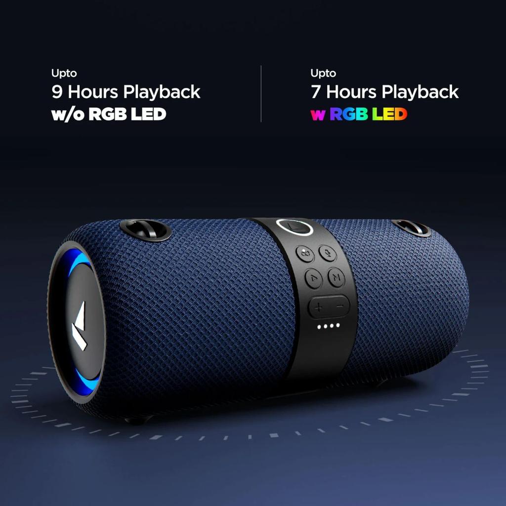 boAt Stone 1200 | 14W Portable Wireless Speaker with RGB LEDs, Up to 9 Hours of Playtime, AUX, USB and FM modes — photo 7