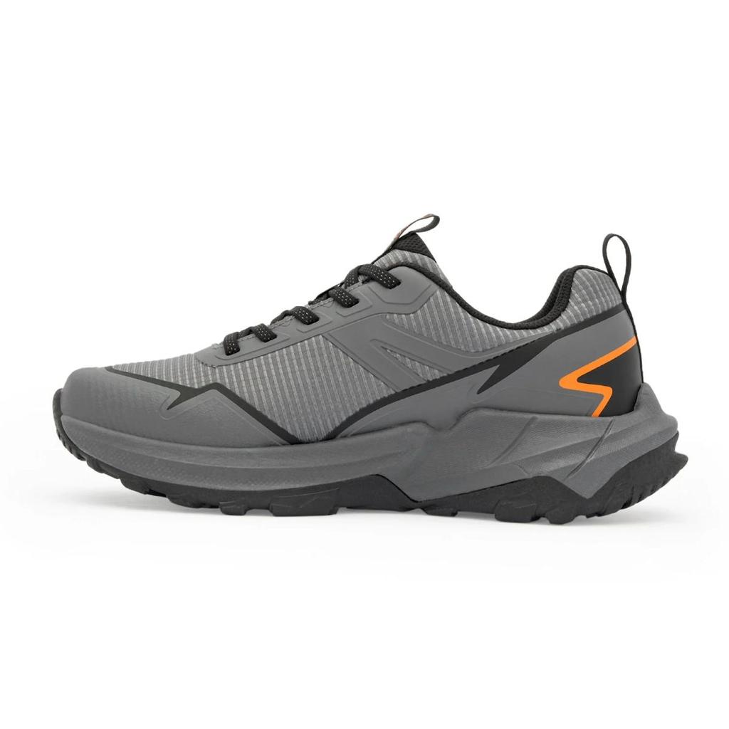Ozark Grey and Black Trail Running Shoes for Men | Low-Cut Outdoor — photo 3