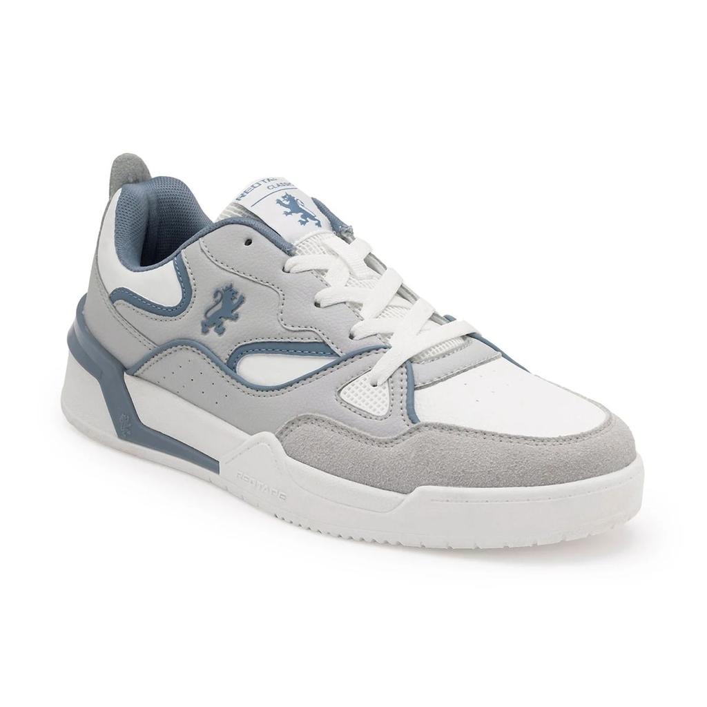 Sneakers for Men in Grey and Blue | Casual Low-Cut Lifestyle Shoes. — 6 / Grey/Blue