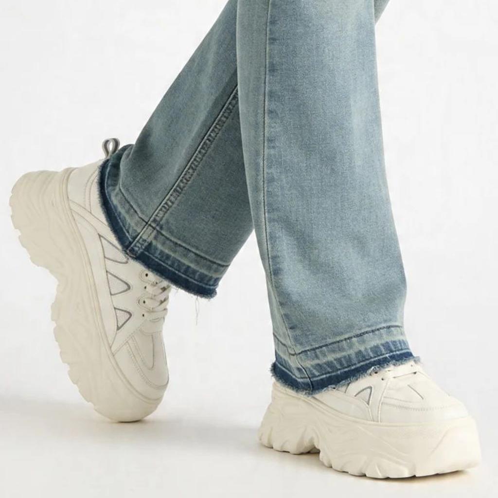LUNA BLU White Chunky Sneakers