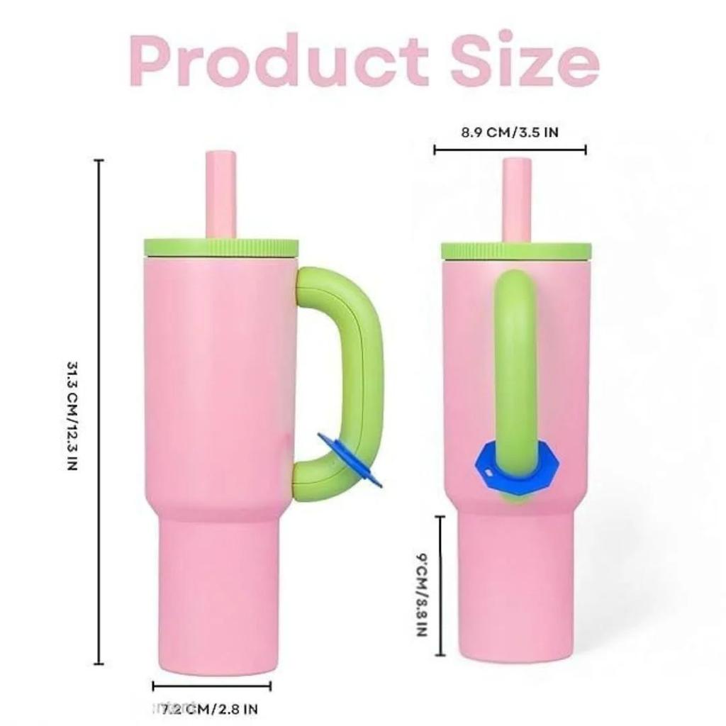 CandyColor Handle Travel Tumbler With Straw — photo 3