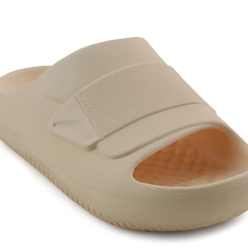 A-HA Khaki Casual Slides For Men DREAMWALKM By Liberty — photo 5