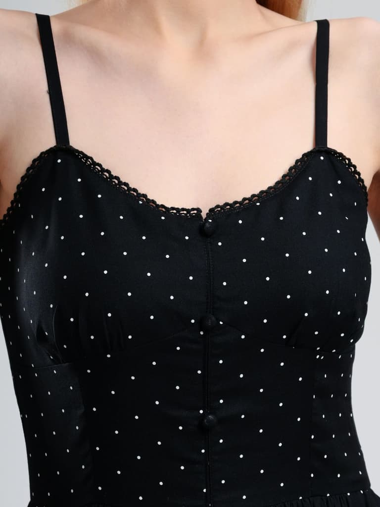 Cory Edge Amara day dress- Polka Dot — photo 4