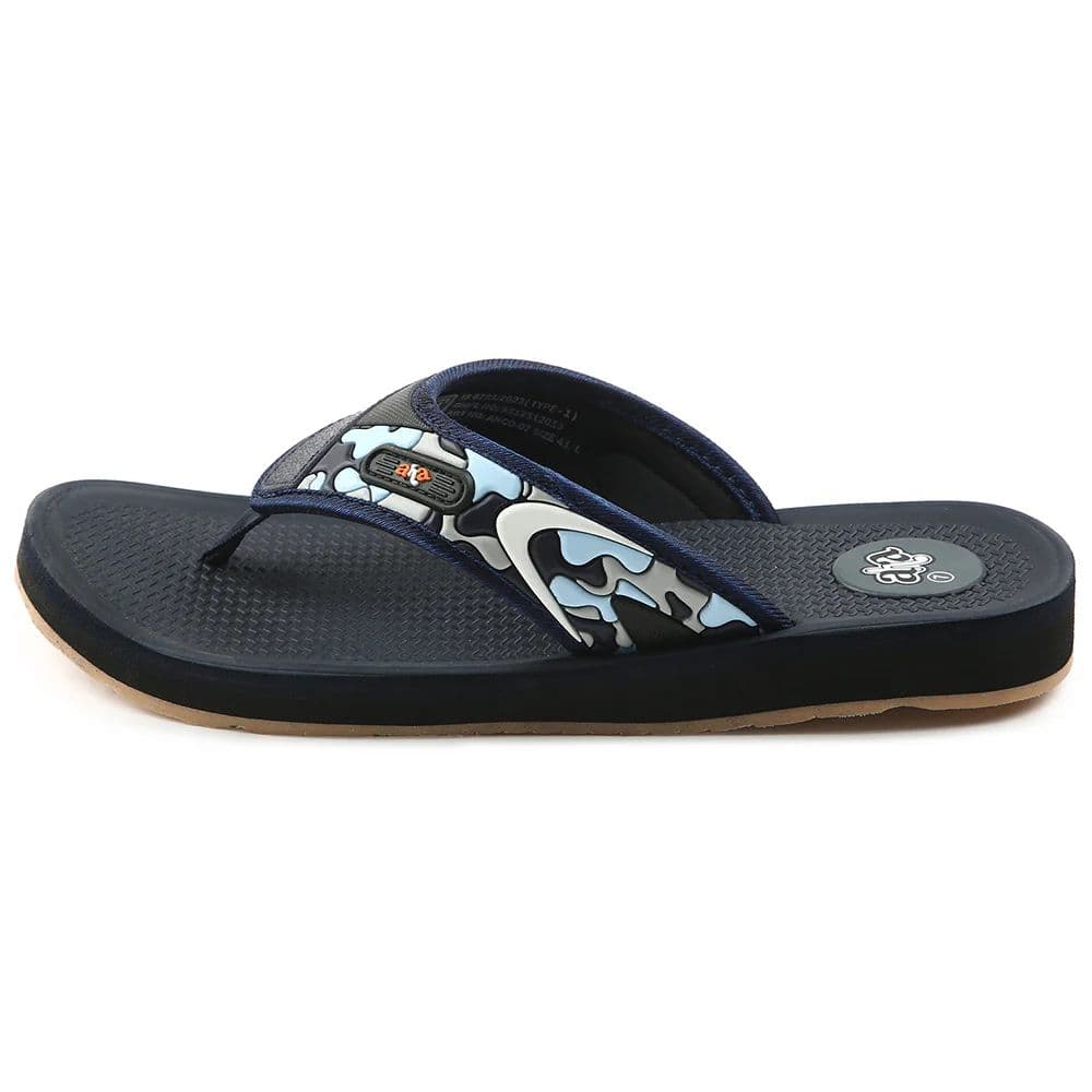 A-HA Navy Blue Casual Slipper For Men ANCO-7 By Liberty — photo 3