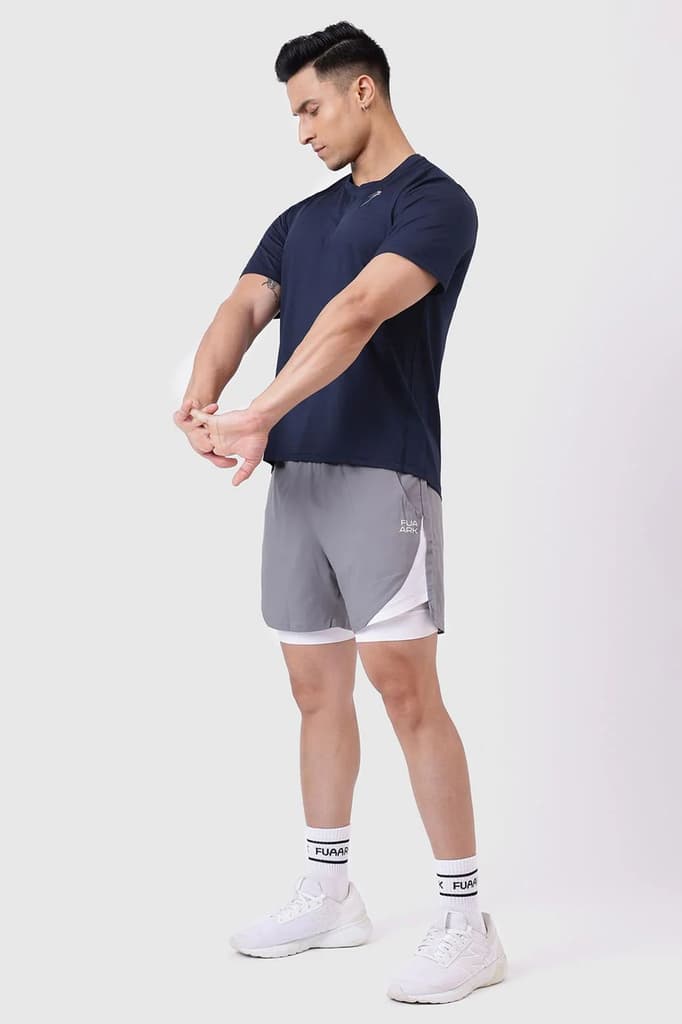Ember Running T-shirt Navy — S