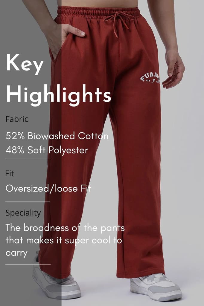 Laidback Relaxed Pants Rust — photo 8