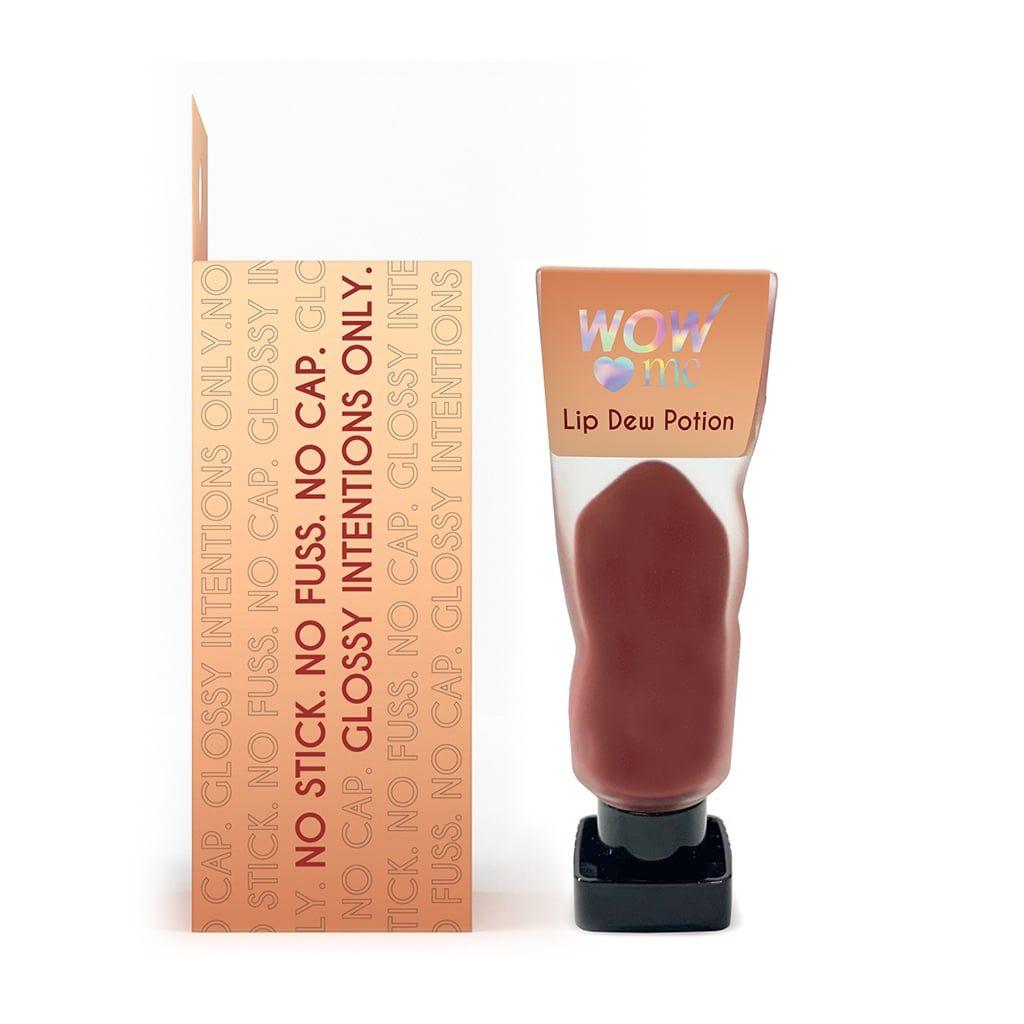 Lip Dew Potion Toffee Glow Lip Gloss Hydrating Gloss with Warm Toffee