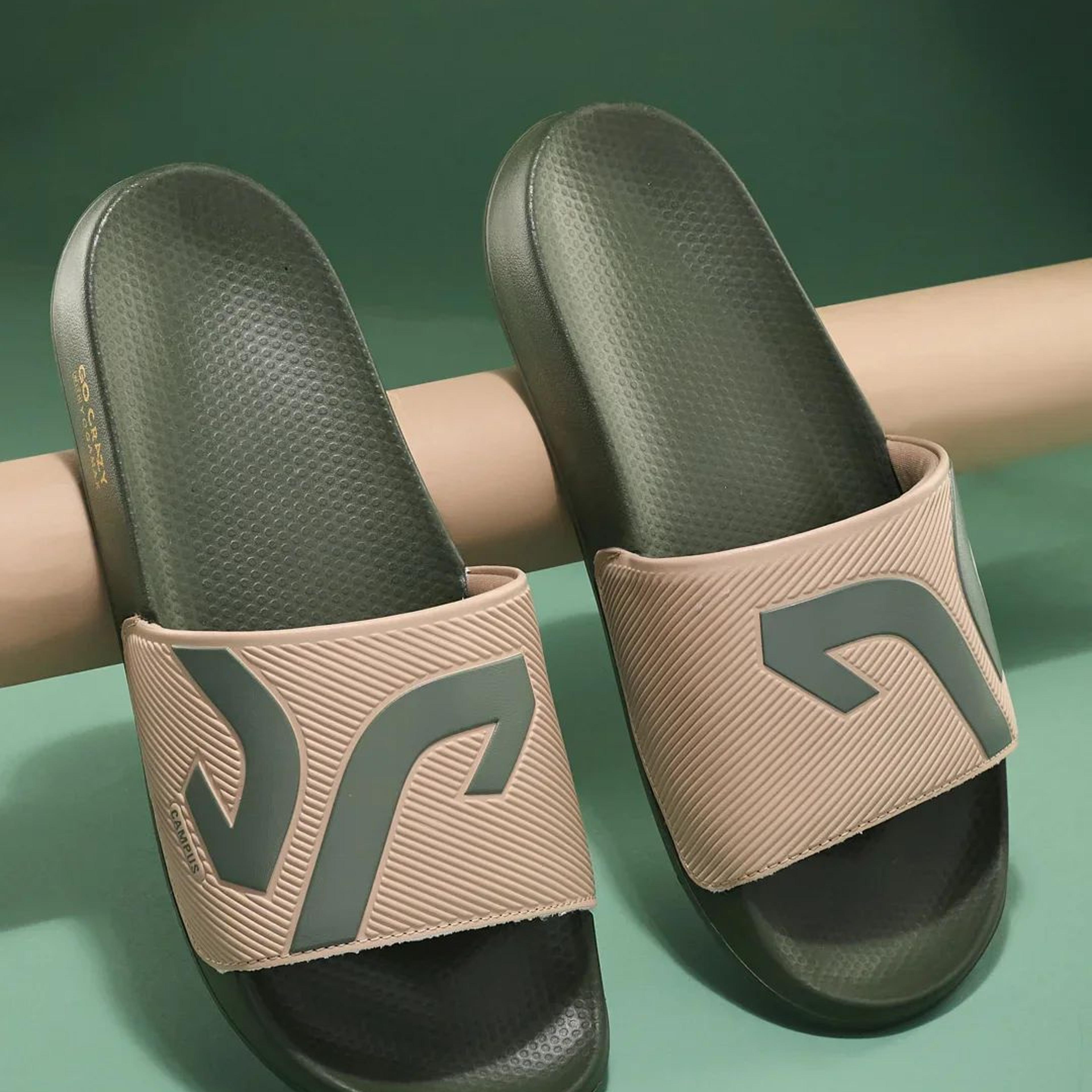 SL-475 Beige Men's Slides