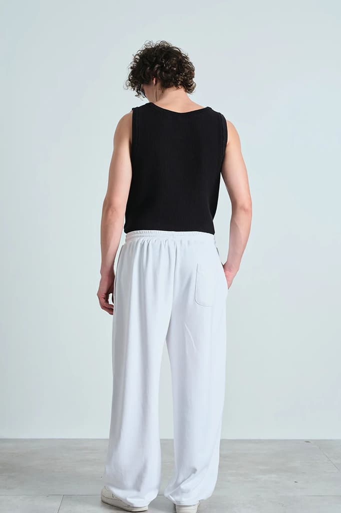 White Crisp Track Pants — photo 6