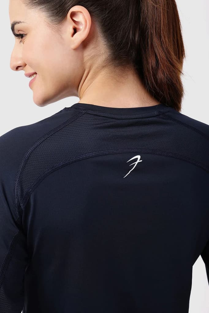 Compression 2.0 Full Sleeves T-shirt Navy — photo 5