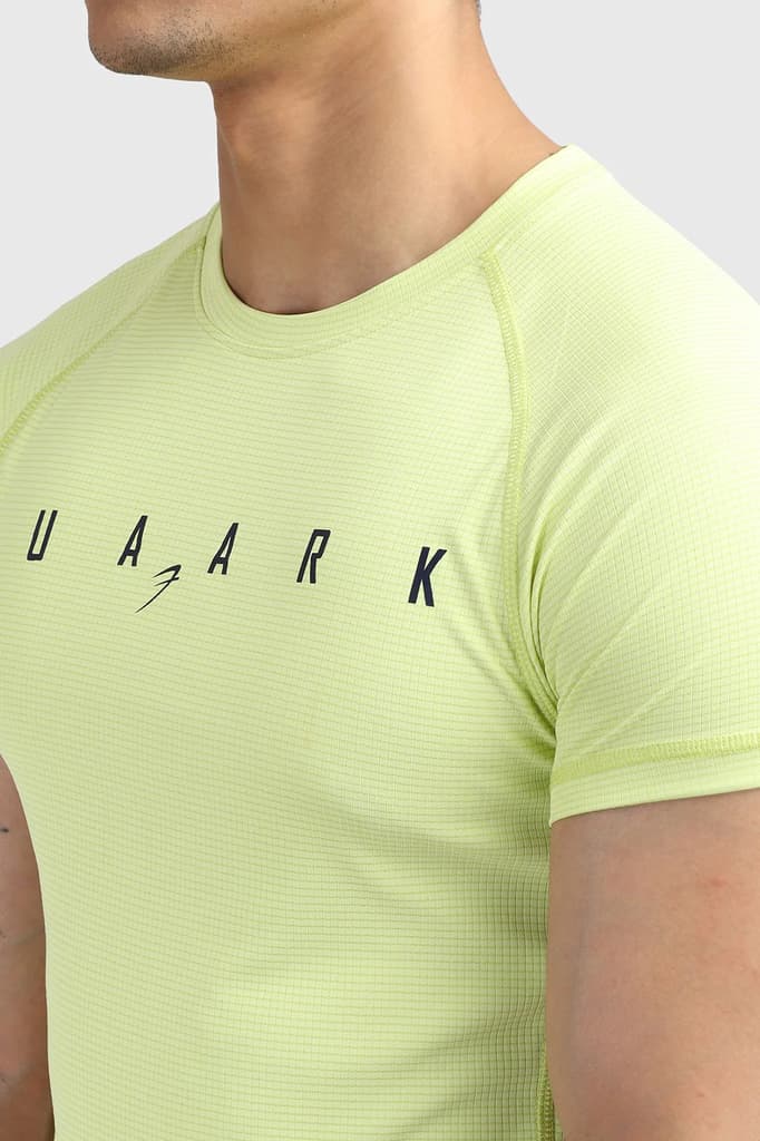 Checks T-shirt Lime — photo 3