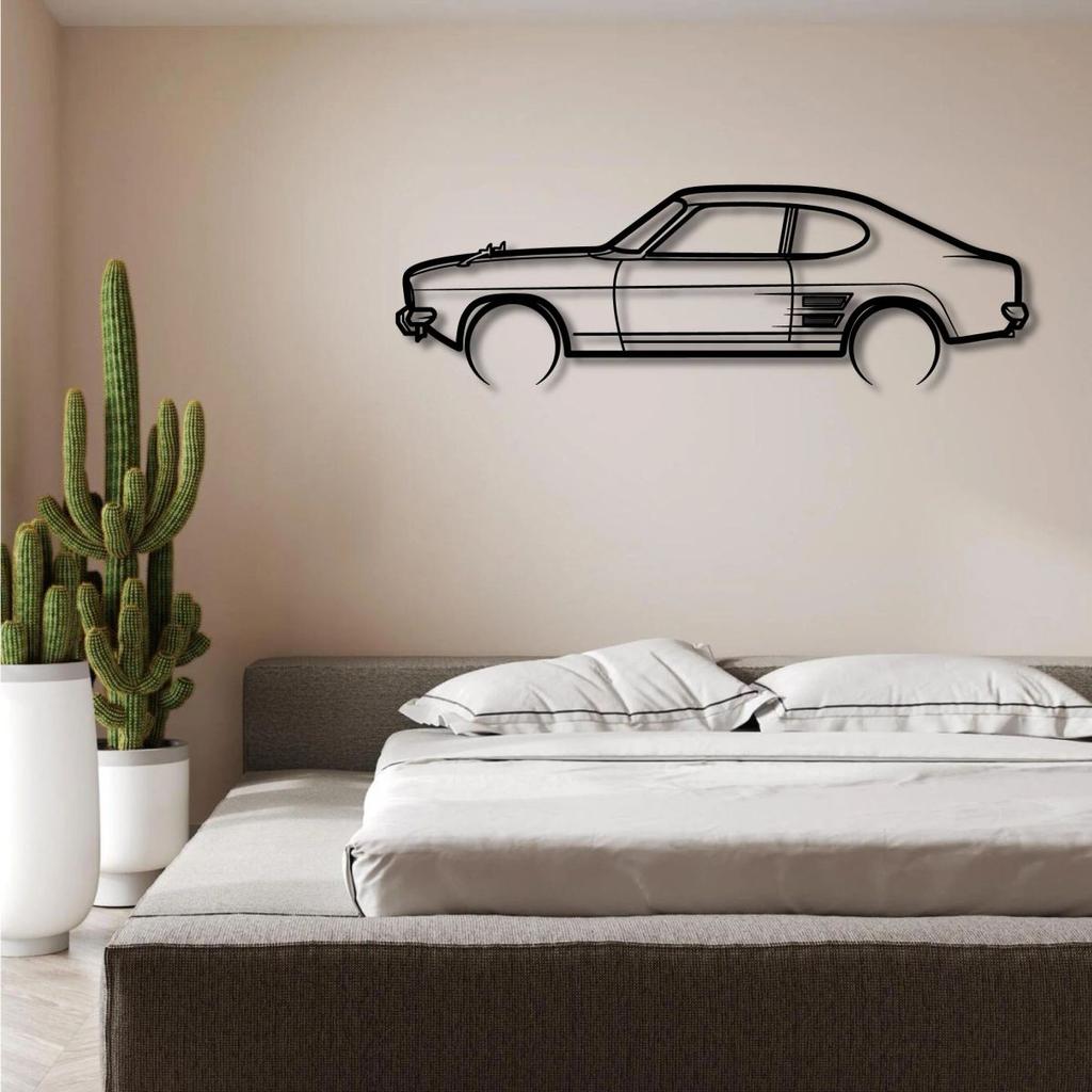 1969 FORD CAPRI MK1 2.0 METAL WALL ART — photo 3