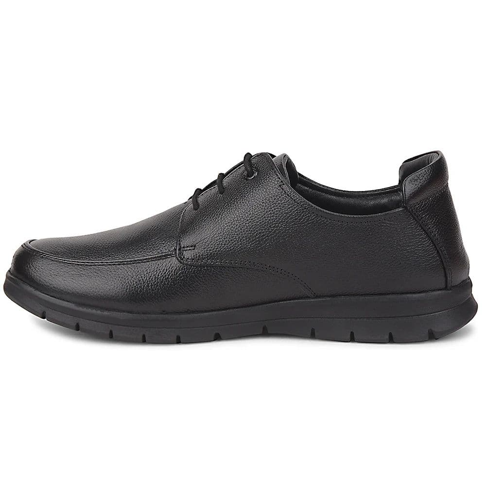 Healers Black Formal Lacing Derby Shoes For Men J757-15 By Liberty — photo 3