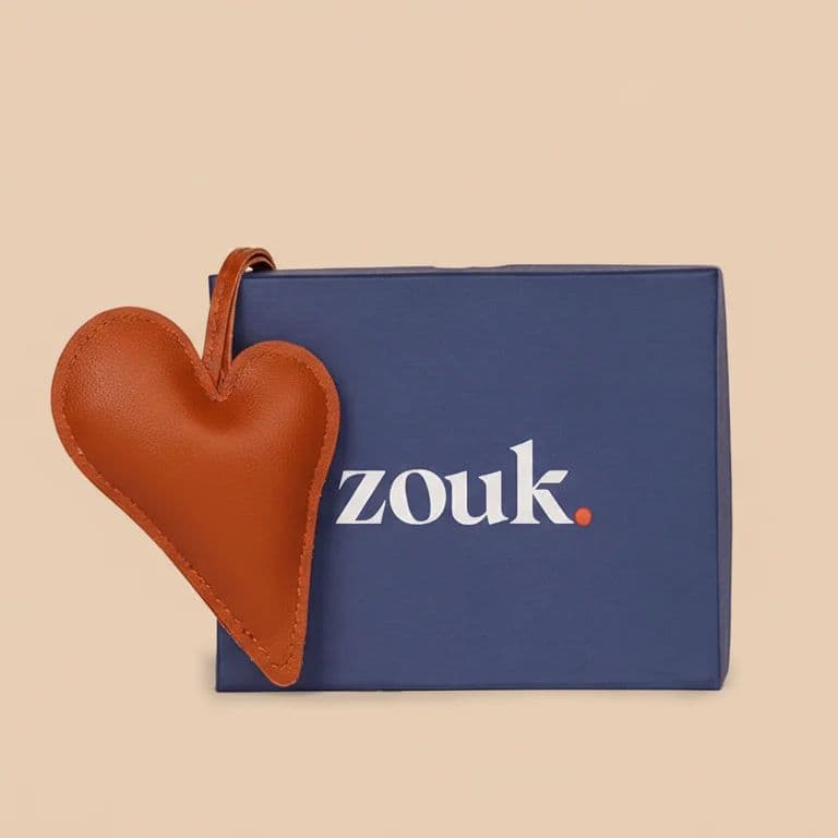 Big Heart Bag Charm - Orange — photo 2