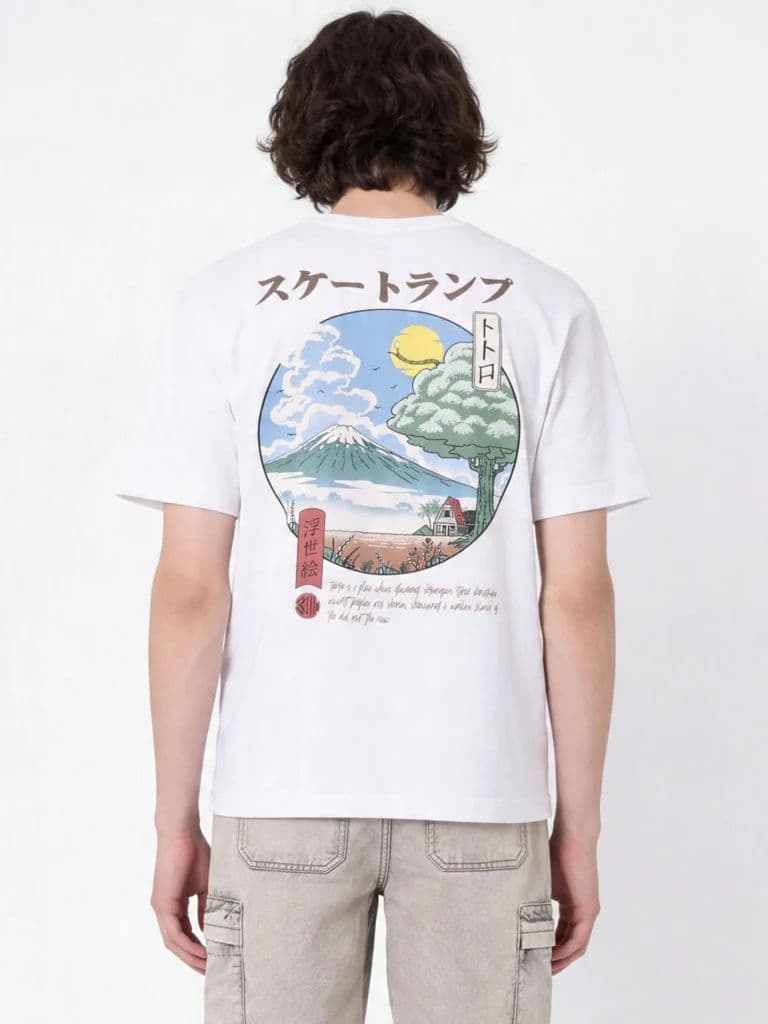 Y&F Kids Boys Off-White Scenic-Inspired Cotton T-Shirt — photo 2