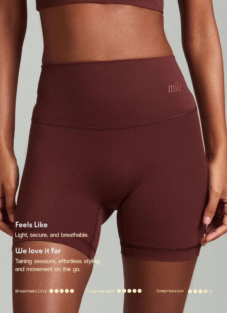 Maroon OnTheGo Shorts — photo 6
