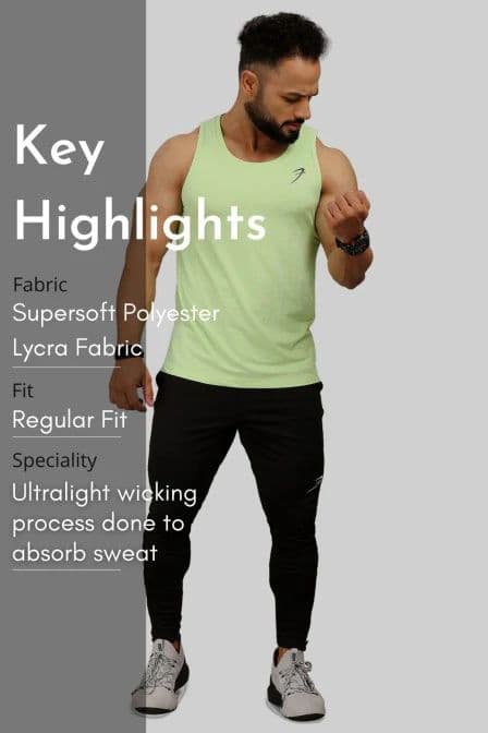 Men's Light Tank Lime — photo 6