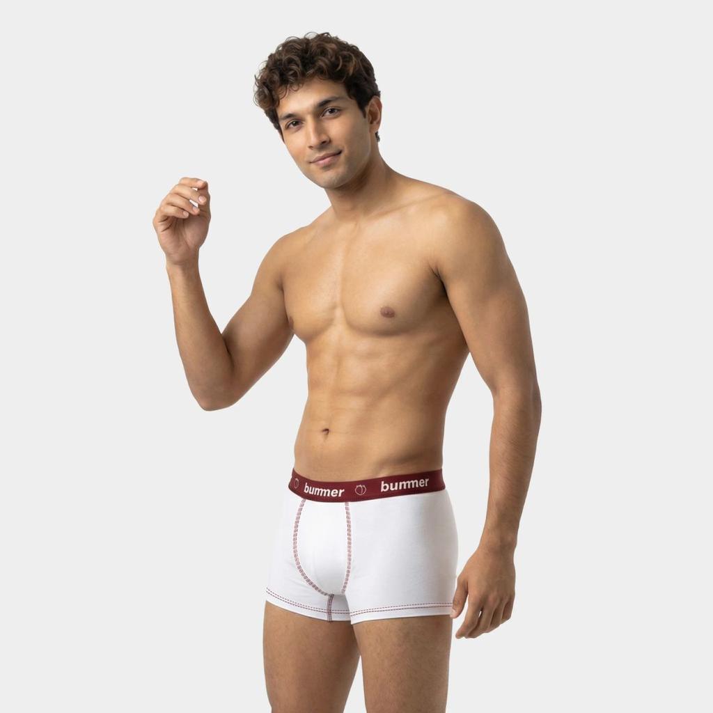 Cotton Stretch Trunks - Blanc — photo 4