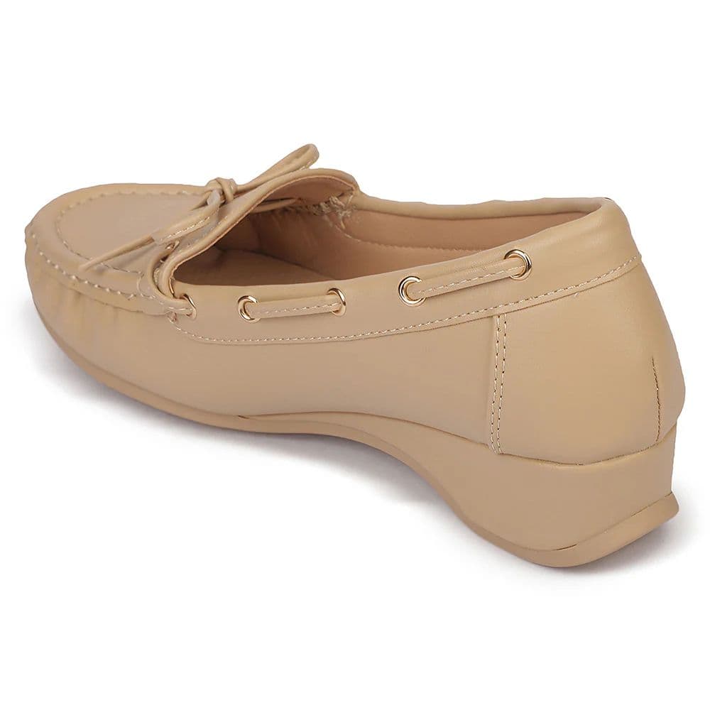 Healers ZQ-FDBL-14 Beige Casual Bellies Shoes for women By Liberty — photo 3