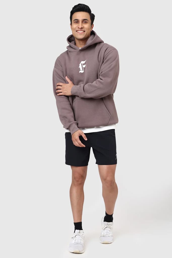 Rage Oversized Hoodie Brown — photo 3