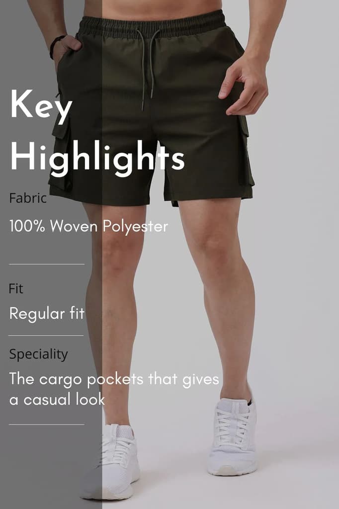 Delta Cargo Shorts Army Green — photo 6