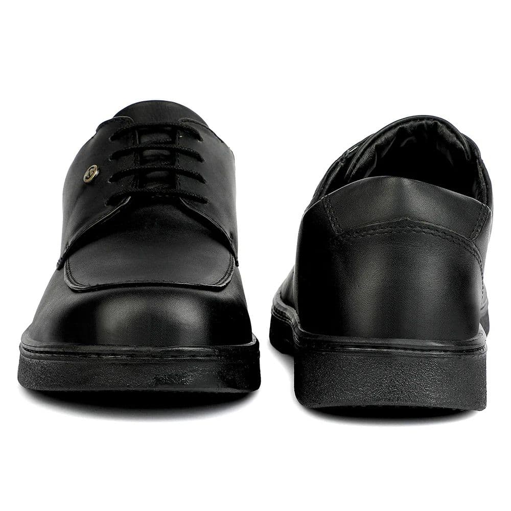 Healers Black Formal Lacing Derby Shoes for Men 204601AN by Liberty — photo 6