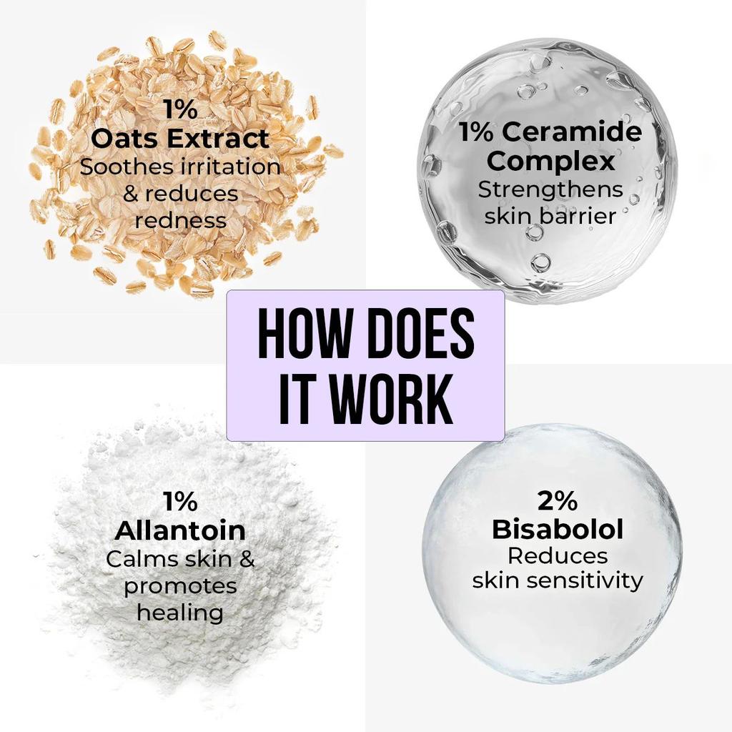 Oats & Ceramide Sunscreen for Sensitive Skin - 50 gm