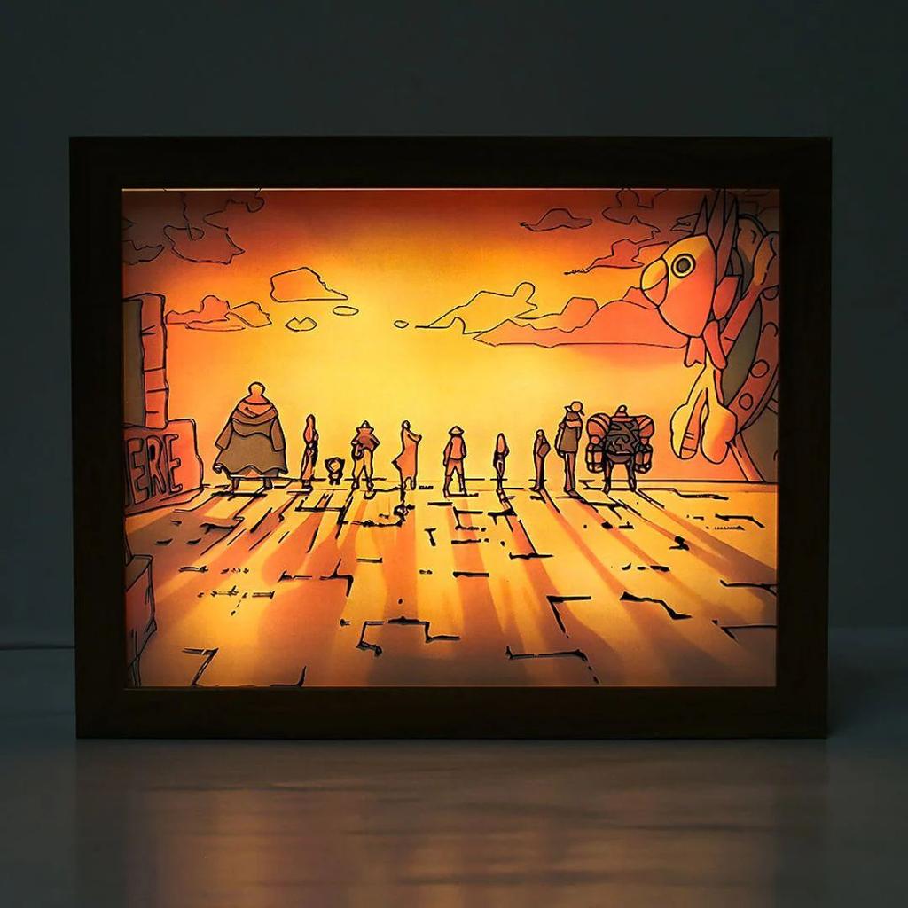 One Piece Light Painting | Luffy Crew LED Light Painting — photo 7