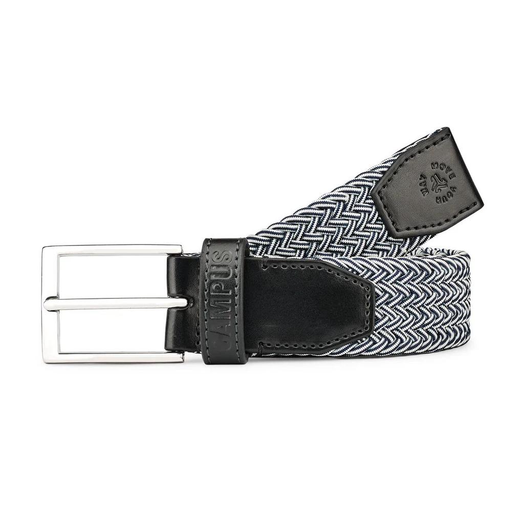 Dual Tone Braided Blue Unisex Belt