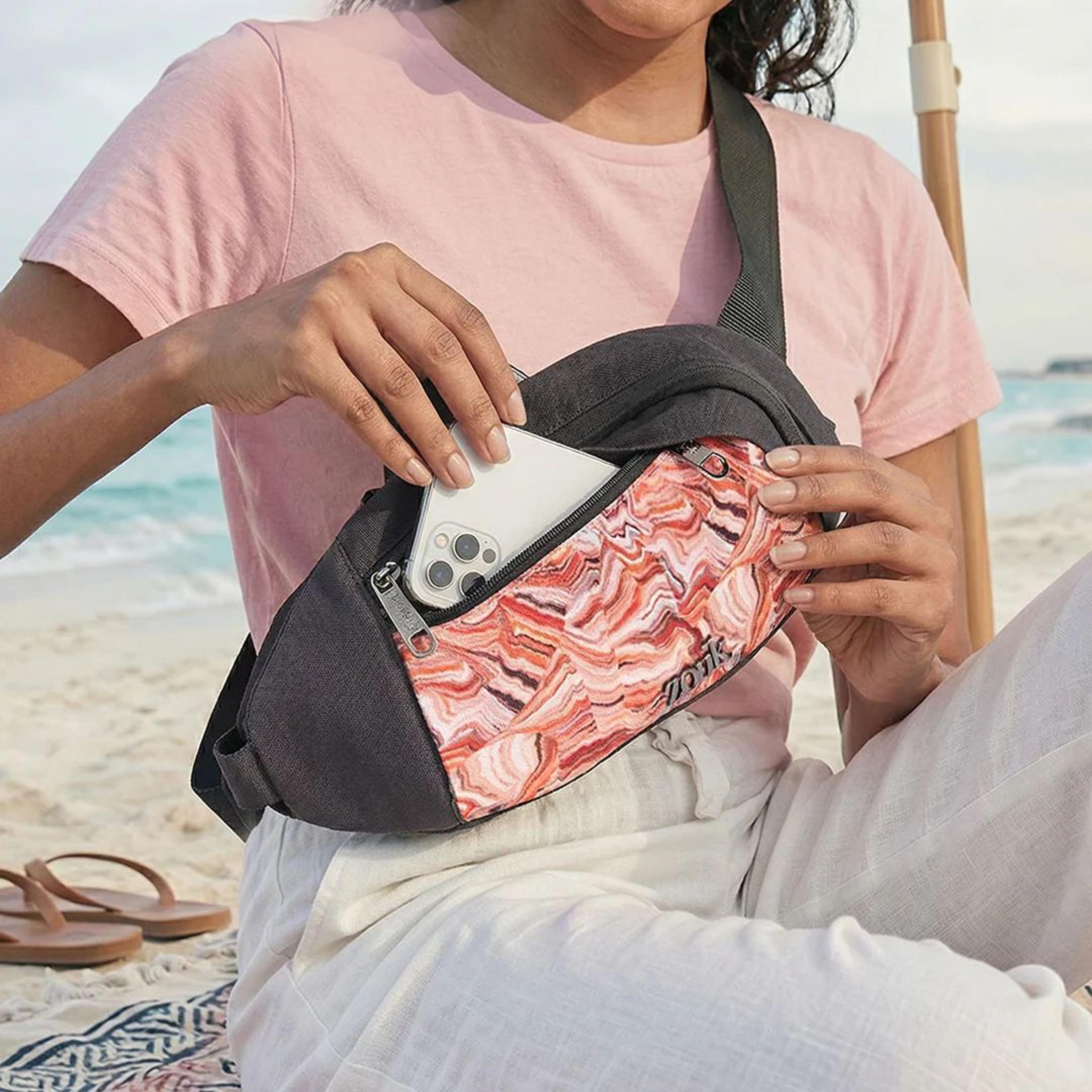 Nicobar Coral Faye Fanny Pack