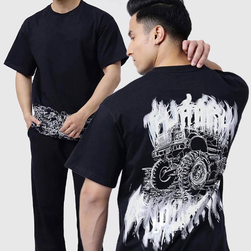 Monster Truck Oversized T-shirt Black