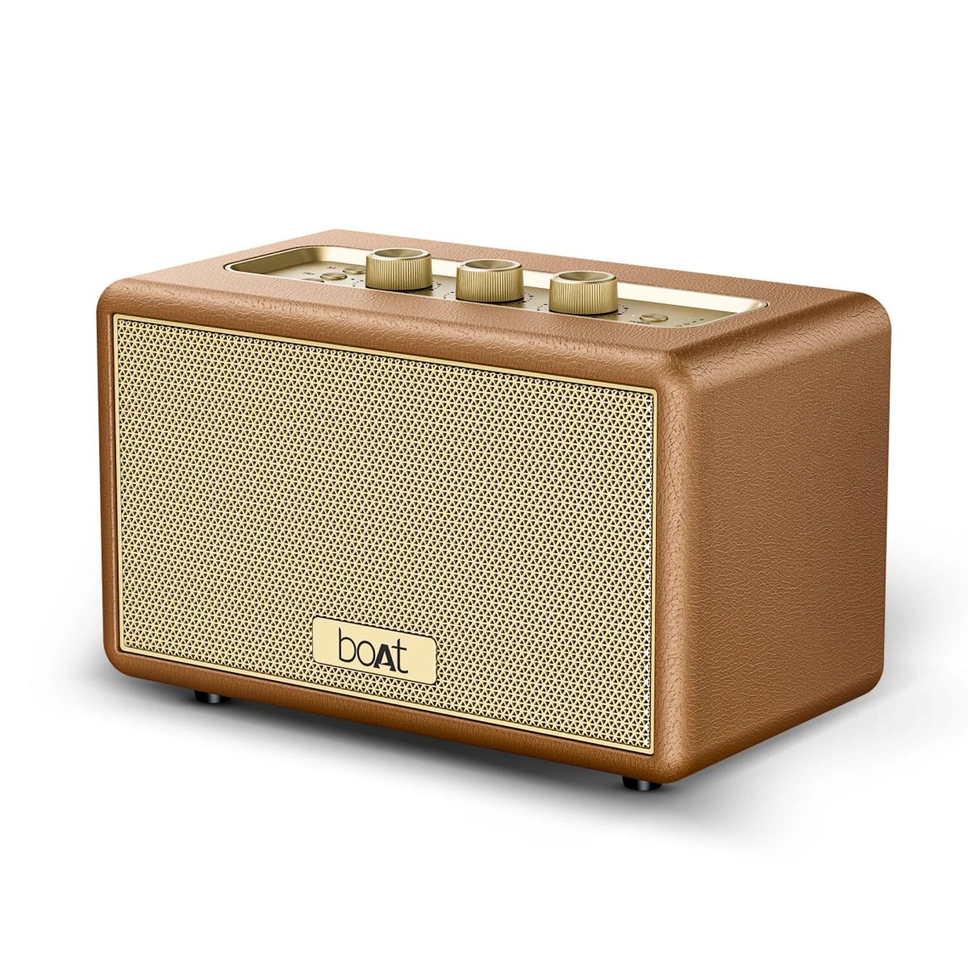 boAt Stone Opus | Portable Bluetooth Speaker with 80W boAt Signature Sound, Built-in Subwoofer, 12 Hours Playback