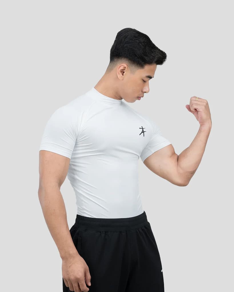 Hustle High Neck Compression T-shirt — photo 2