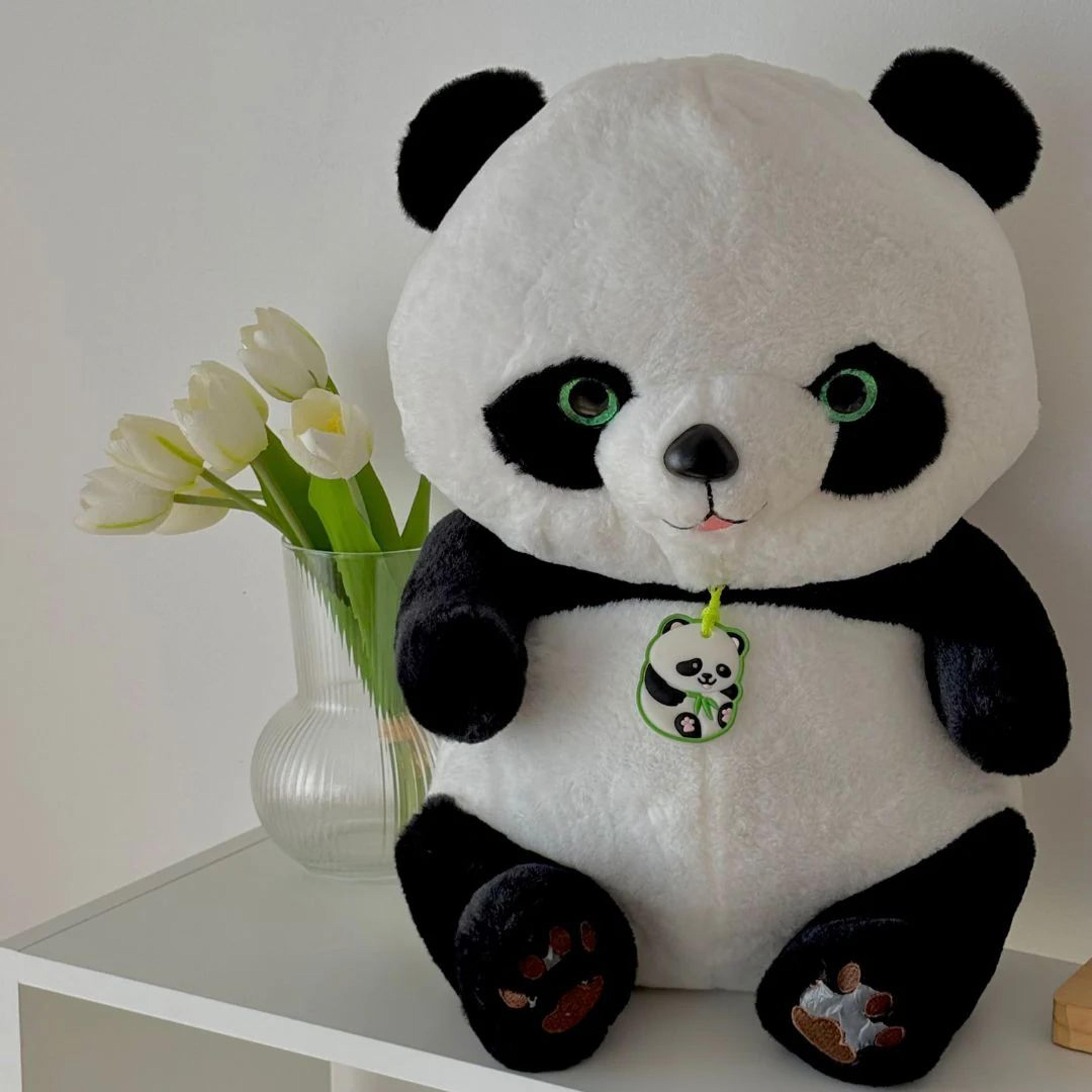 Cute Panda Plush Toy | Adorable & Versatile Companion