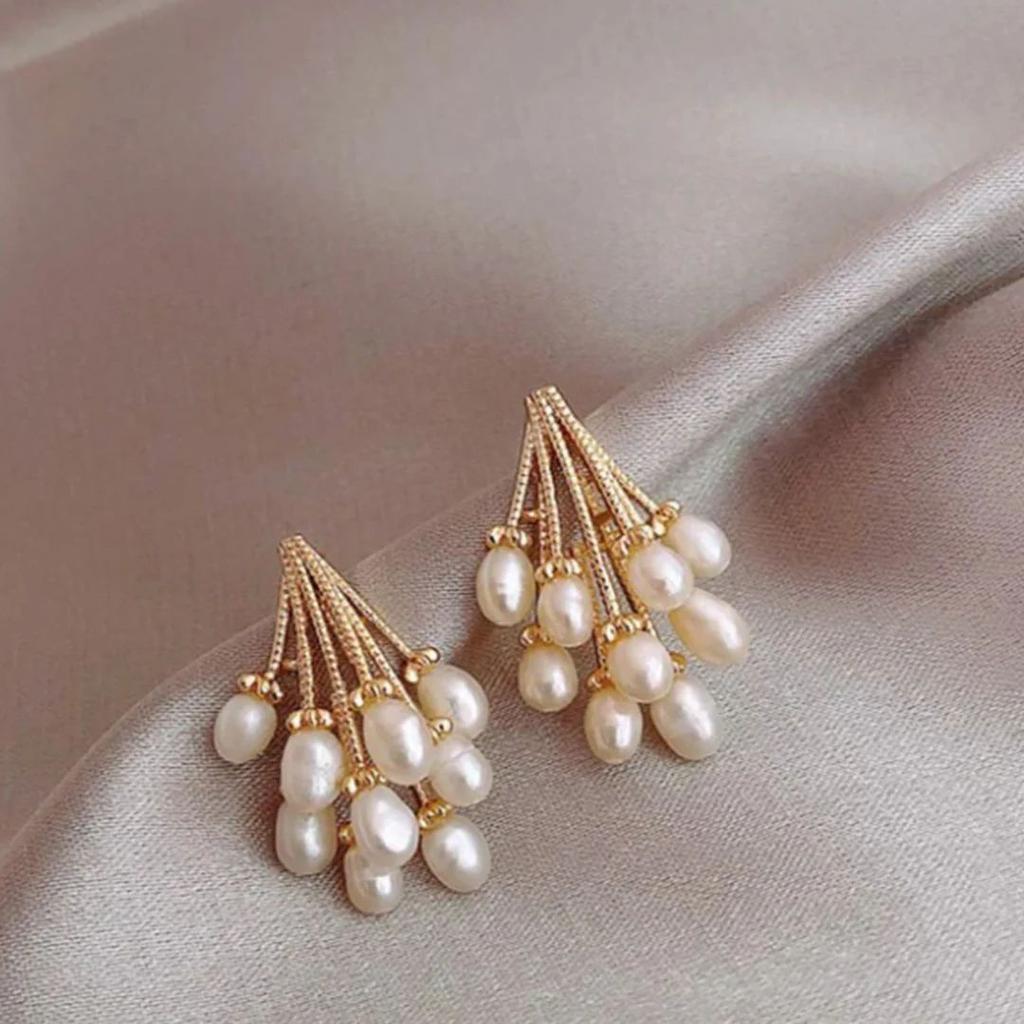 Fat Pearl Earring Collection | Elegant Pearl Ear Studs — Bunch Brilliance