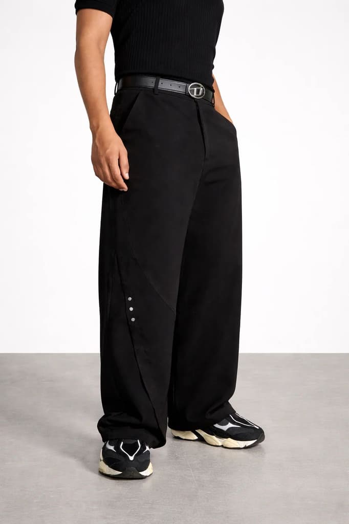 Bound Barrel Fit Rivet Pants — photo 3