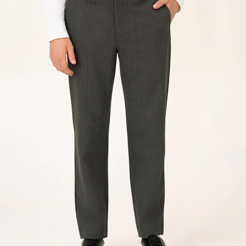 Decision Grey Pro.Stretch Formal Trousers