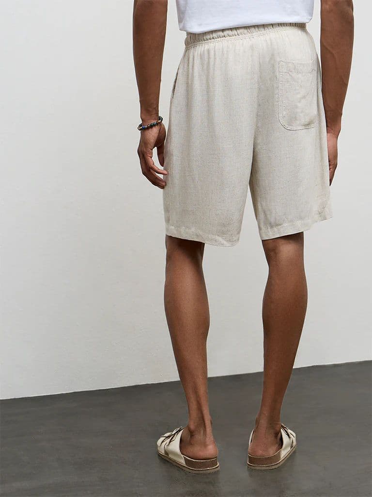ETA Off-White Relaxed-Fit Mid-Rise Shorts — photo 5