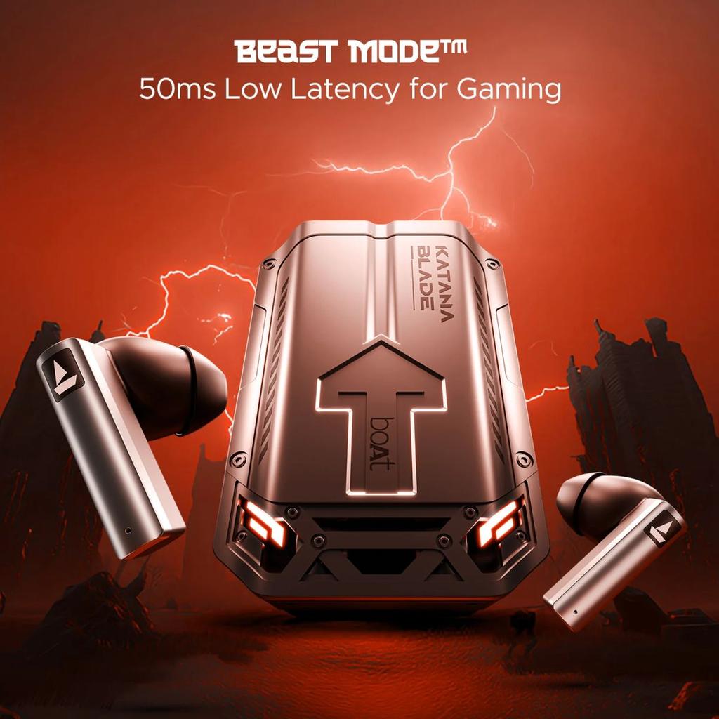 boAt Immortal katana Blade 2.0 | Bluetooth Gaming Wireless Earbuds with BEAST™Mode, Dynamic RGB LEDs, 70 Hours Playback — photo 4