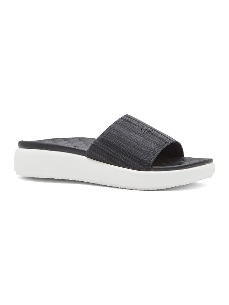 SL-491L Black Women's Slides — Black / 4