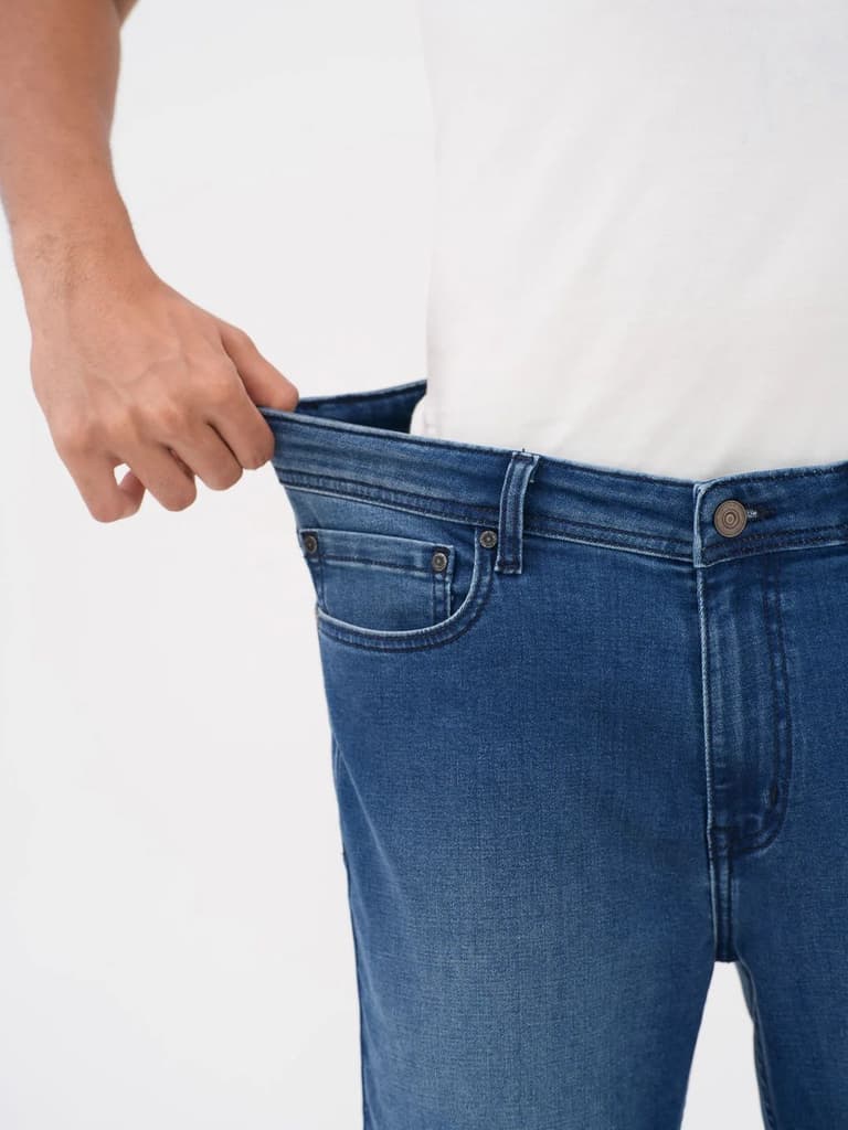 Monarch Blue Vintage Slim Fit Jeans — photo 3