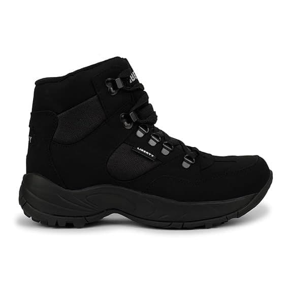 Freedom Black Lacing Safety Shoes For Men EVEREST-4J By Liberty — photo 2