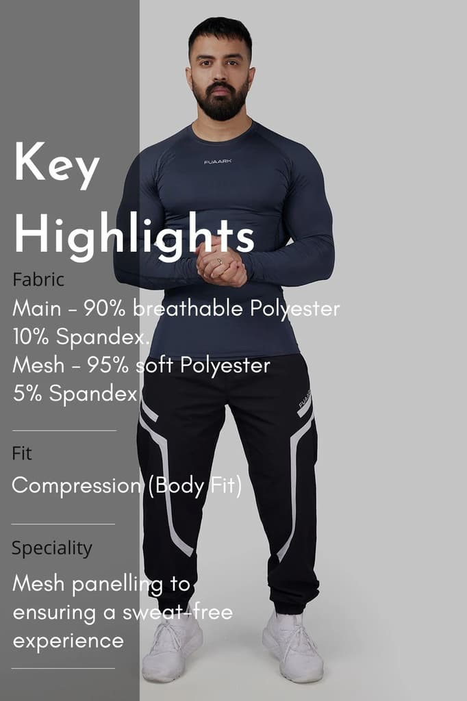 Compression 2.0 Full Sleeves T-shirt Grey — photo 7