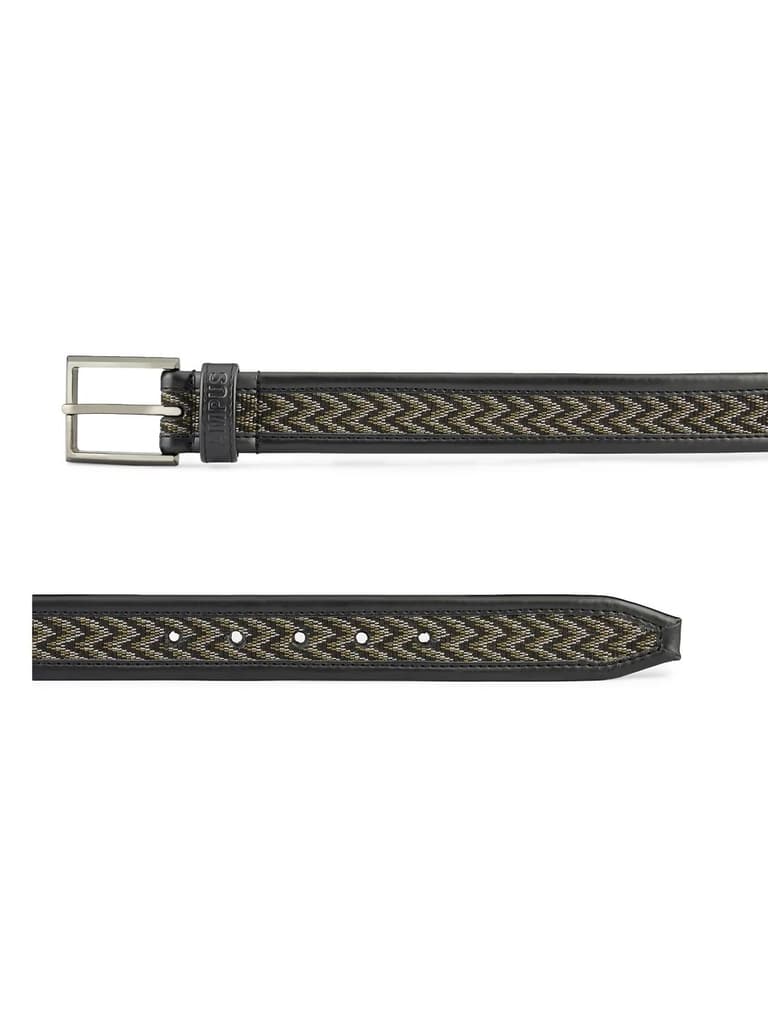 Jacquard Braided Black Unisex Belt — photo 5